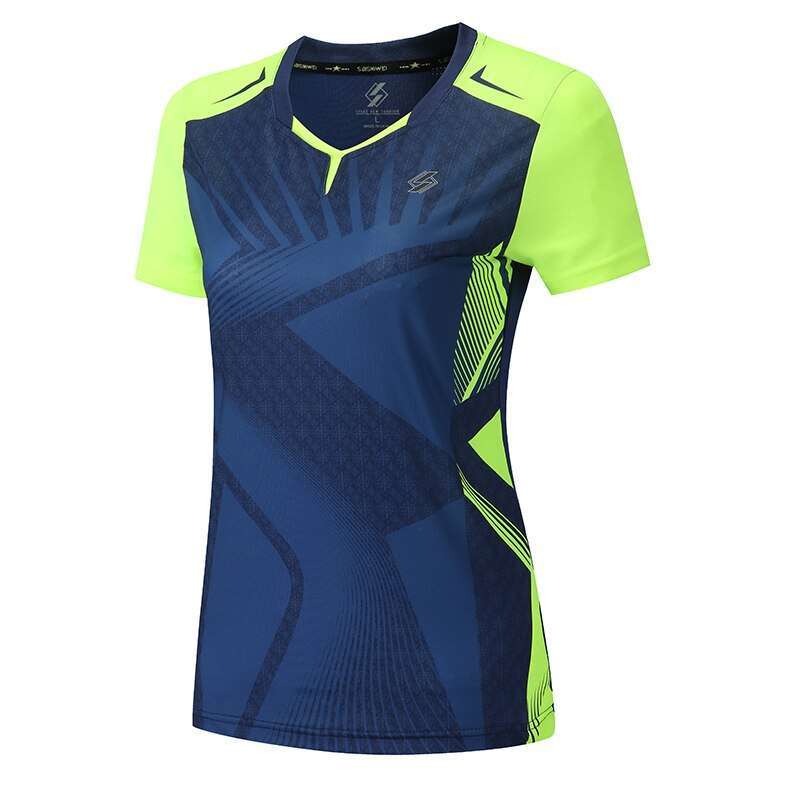 3 New Badminton shirt Sportswear Tennis shirt Women Men sports Table tennis Shirts tennis clothes Qucik dry 1