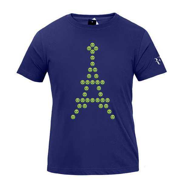 Eiffel Tour Roland Garros Emojis T-shirts