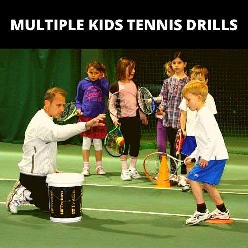 Multiple Kids Tennis Drills Ebook