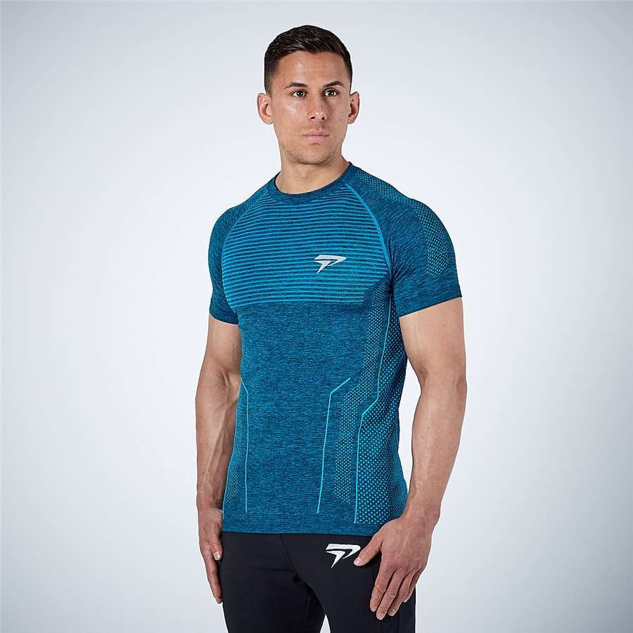 2018 Cotton Gym t shirt Sport Shirt Men Compression Quick Dry Short Sleeve t shirt Gym