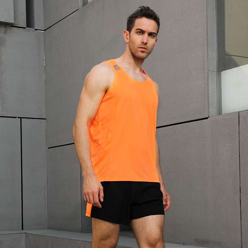 Men Sleeveless Sports Suit Running Vest and Shorts Jogging Fitness Tracksuit Quick drying Compression XS 3XL 4 1