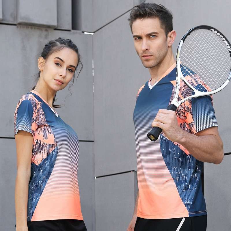 Men Women Table Tennis Clothes Badminton Shirt Table Tennis Shirt Sport Badminton Clothes Sport Training Badminton 2