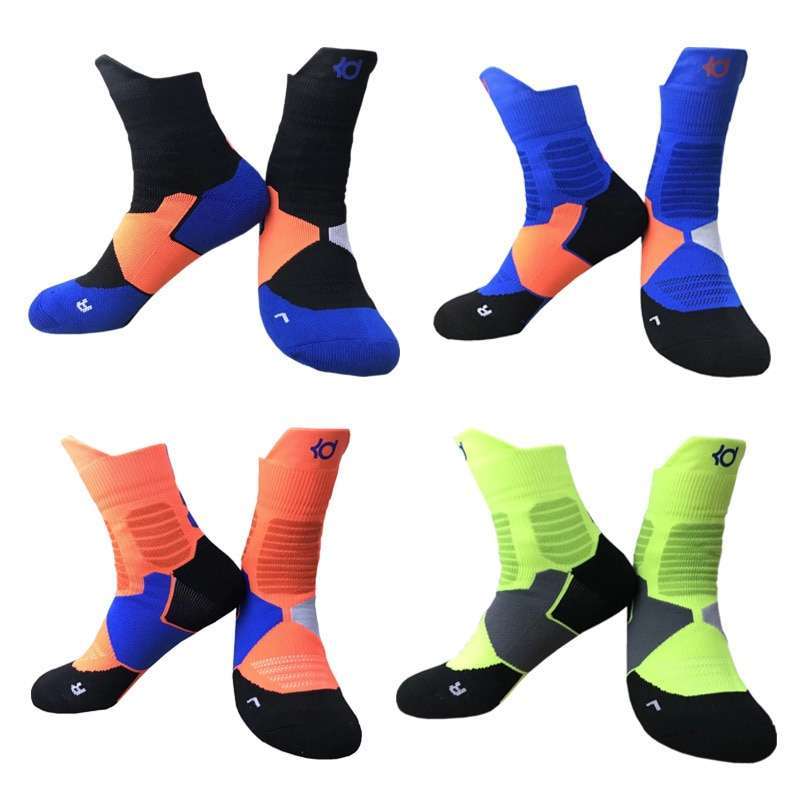 1 Pair of Unisex Outdoor Sports Socks Anti slip Towel Thickened Basketball Running Personal Stylish Colorful 1