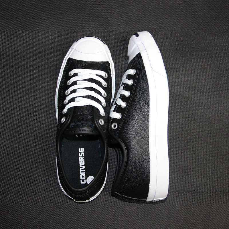 2017 new Original Converse JACK PURCELL sneakers shoes man and women Unisex PU Leather black color 2