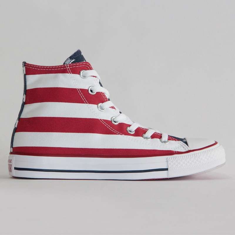 2019 NEW CONVERSE Original The national flag design shoes All Star man women unisex high sneakers 4