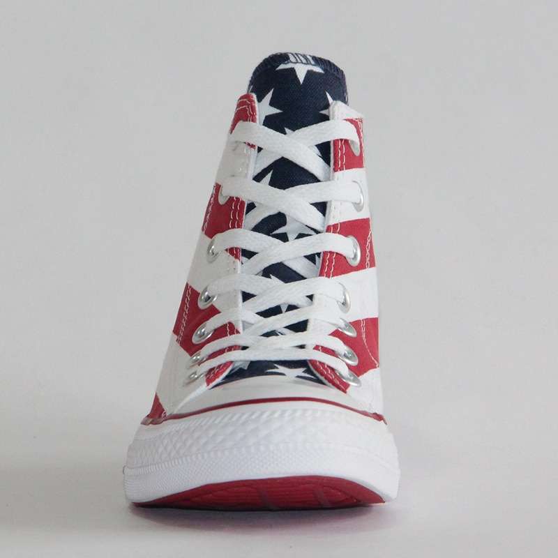 2019 NEW CONVERSE Original The national flag design shoes All Star man women unisex high sneakers 5