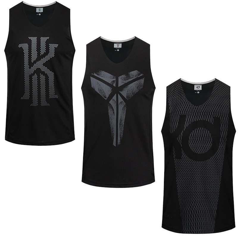 Asian Size Basketball Jerseys KI KD KB Quick Dry Breathable Outdoor Unisex Sports Comfortable T shirts