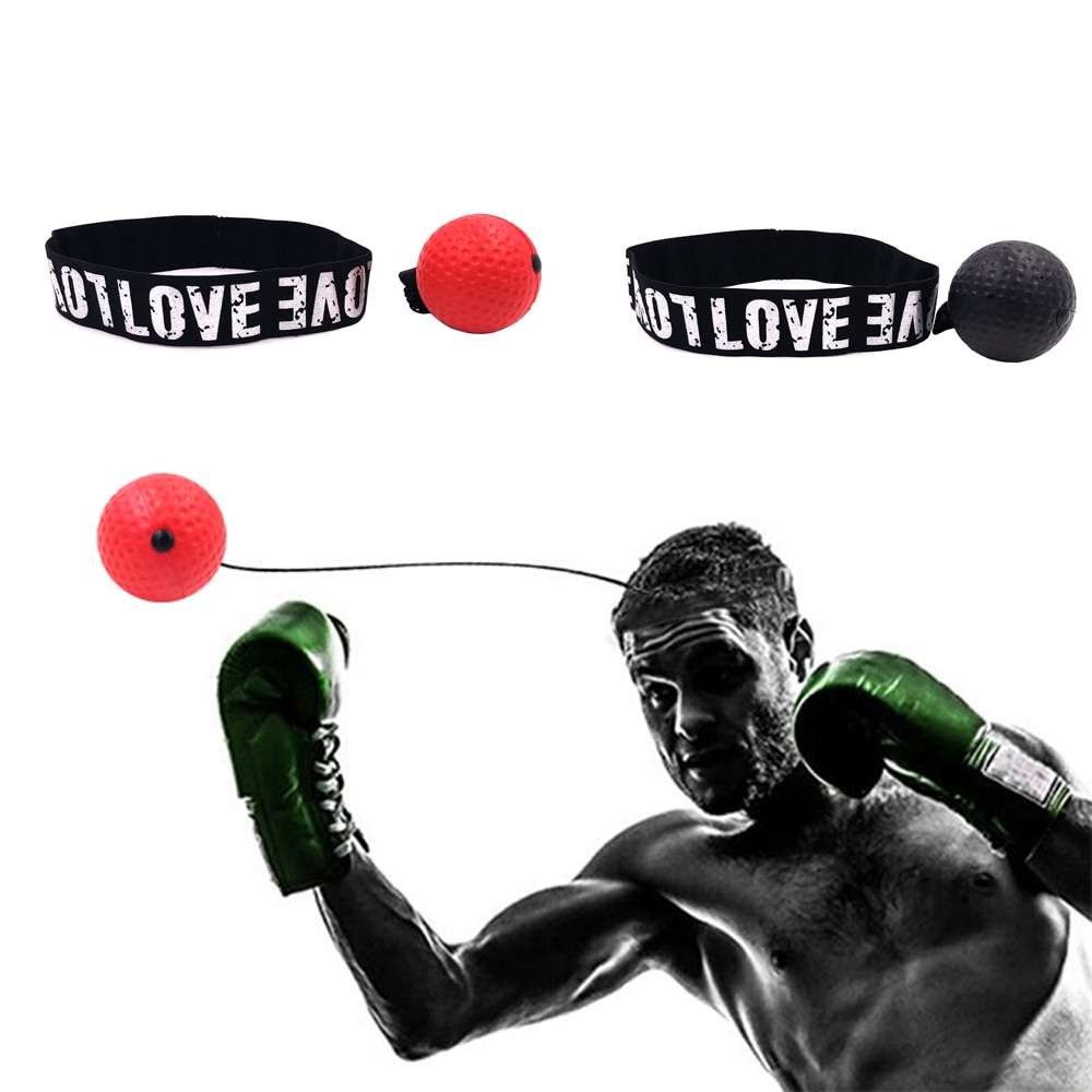 Boxing Reflex Speed Punch Ball MMA Sanda Boxer Raising Reaction Force Hand Eye Training Set Stress 6