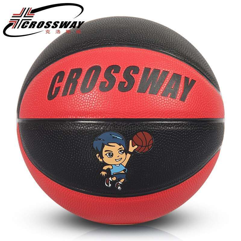 CROSSWAY High quality Children Kids Basketball Official Size 3 Basketball Ball PU Leather Fancy Street Ball 4