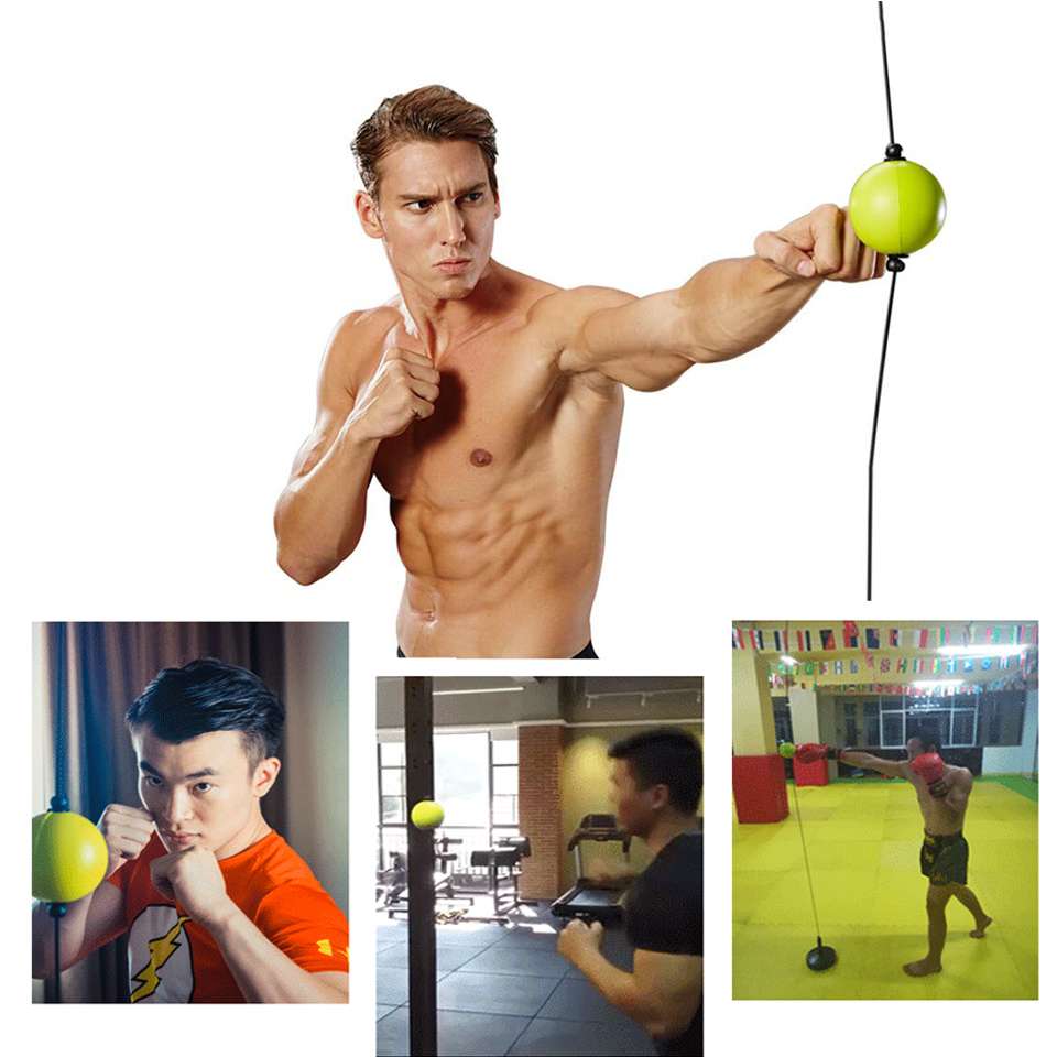 Hot sale High quality 2019 New Boxing Punch Exercise Fight Ball React Reflex Ball Portable Fitness