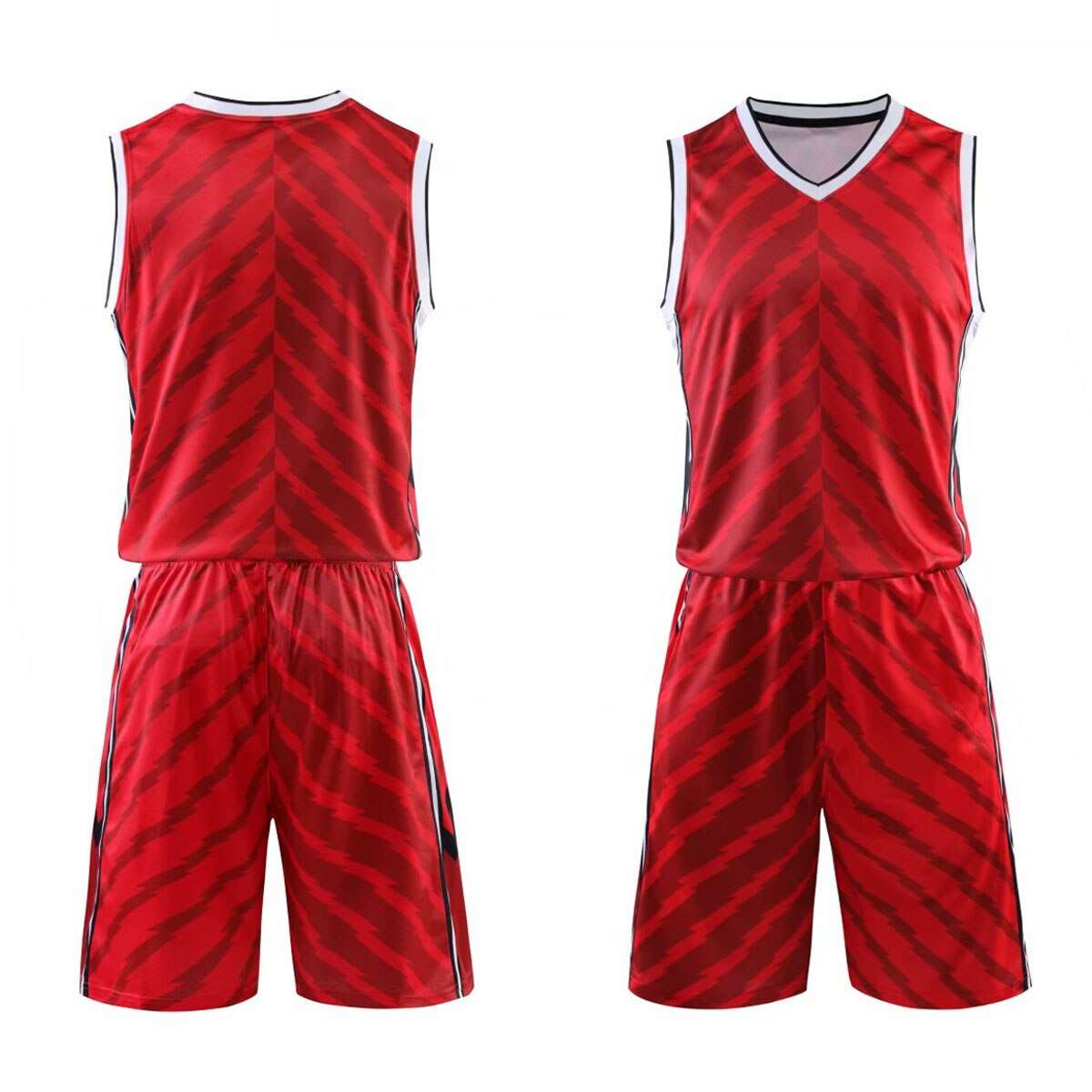 Men Basketball Jerseys Suit Youth Basketball Uniforms Custom Kits Sports Clothing Track Suit Throwback Jerseys Shorts 1