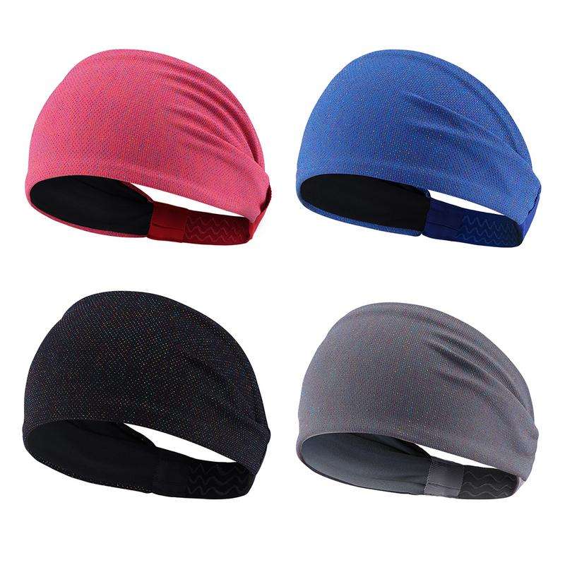 Professional Elastic Sweatband Sports Headband Non Slip Women Men Hair Band Fitness Headwrap For Yoga Volleyball