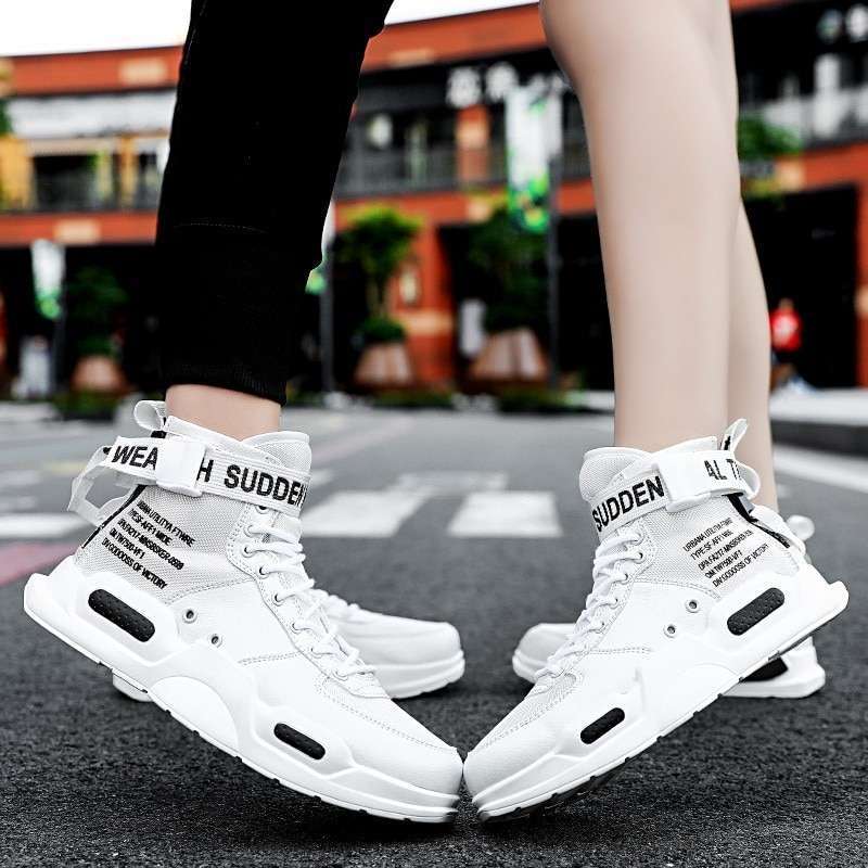 spring high top unisex Sneakers hot sale mens shoes casual for adults tenis masculino Breathable mesh 1