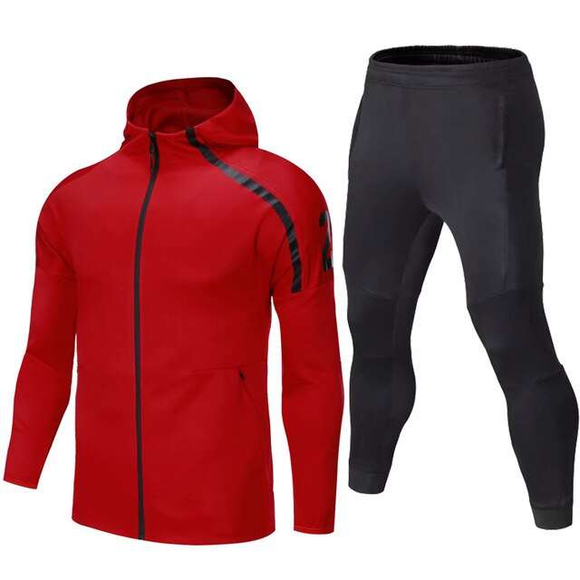 4 New Sport Suit Winter Men Soccer Set Running Hoodie Jackets Long Sleeve Tracksuit Men Soccer Jersey