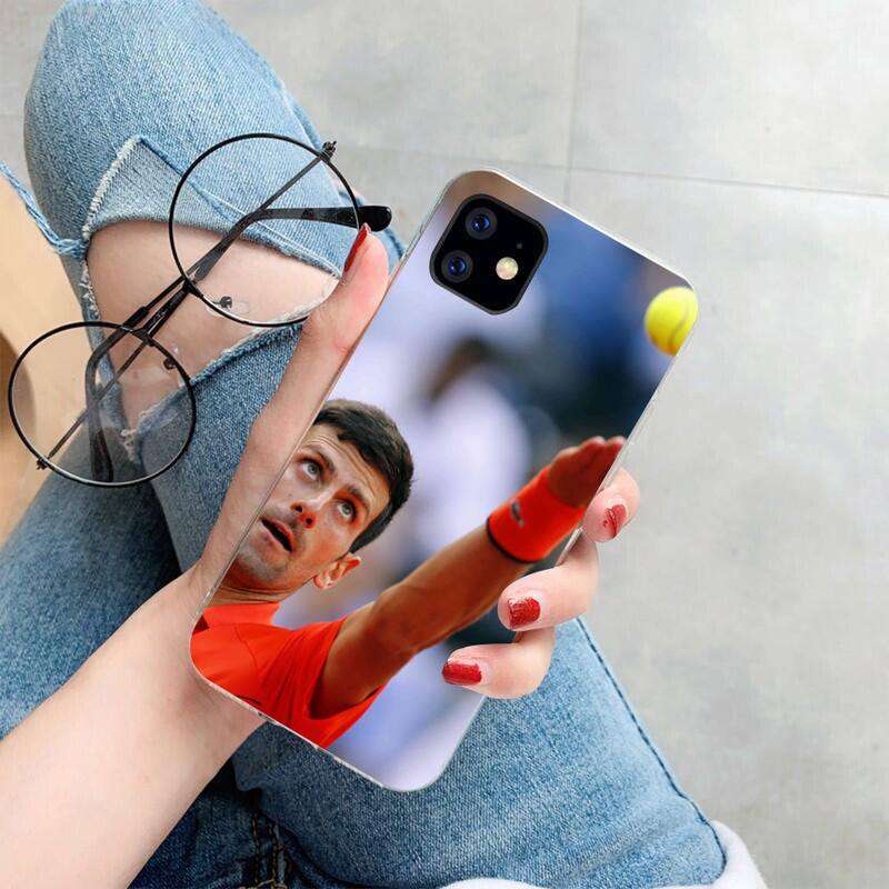 4 HPCHCJHM Novak Djokovic Cover Soft Shell Phone Case for iPhone 11 pro XS MAX 8 7