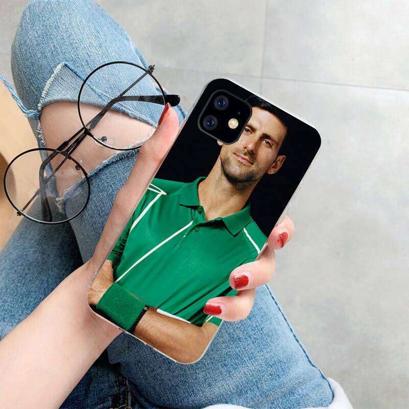 7 HPCHCJHM Novak Djokovic Cover Soft Shell Phone Case for iPhone 11 pro XS MAX 8 7