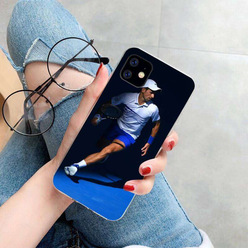 HPCHCJHM Novak Djokovic Cover Soft Shell Phone Case for iPhone 11 pro XS MAX 8 7 2