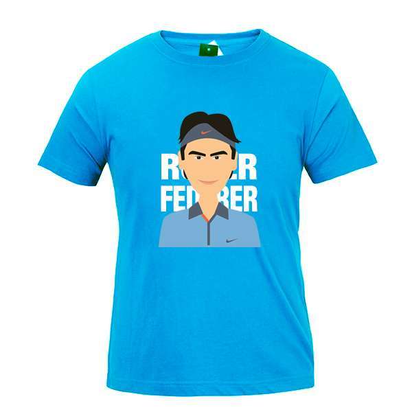 Roger Federer Cartoon T-Shirts