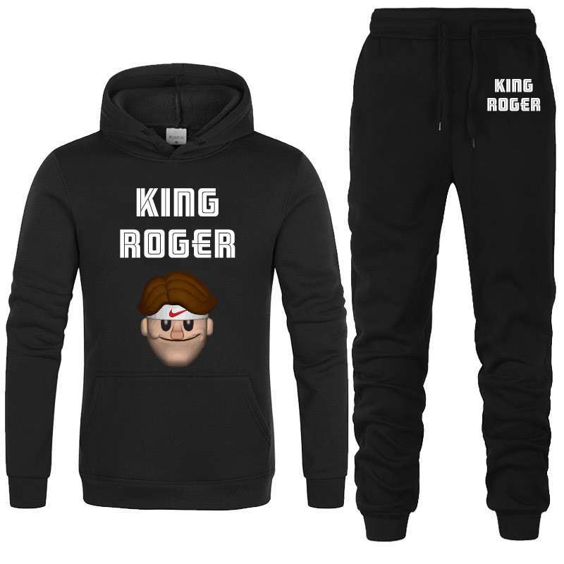 King Roger Emoji Pullover Pants Winter Sets