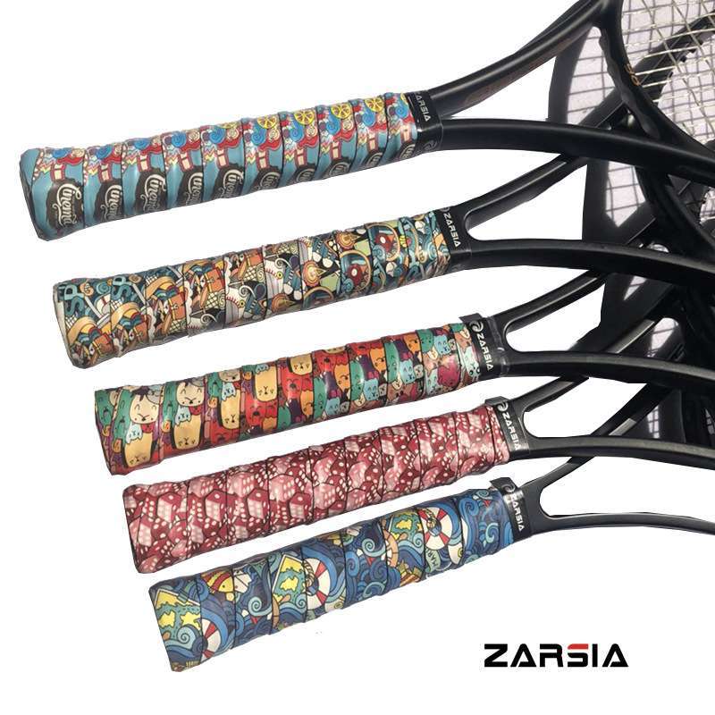 ZARSIA New Matte Sweat-Absorbent Colorful Tennis Racket Overgrips