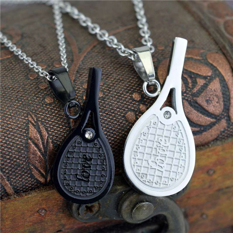 Tennis Rackets Couple Necklace