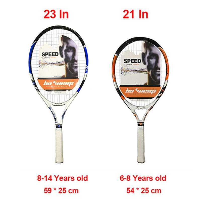 Kids Ultra light Carbon Racket With String Cover For 6 14 Years Old