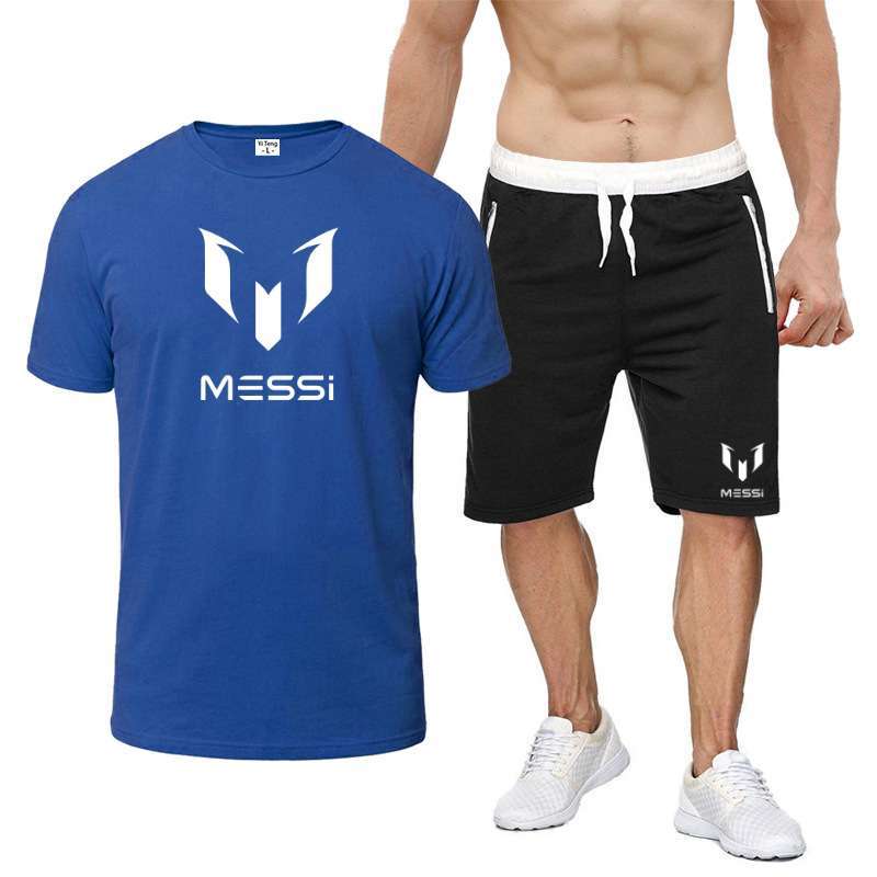 Leo Messi Mens Tshirts Shorts Summer Sets
