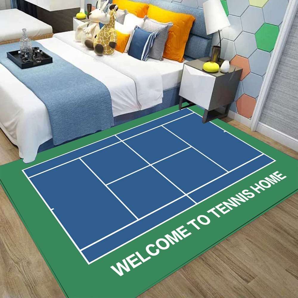 Tennis Court Flannel Non slip Floor Mats