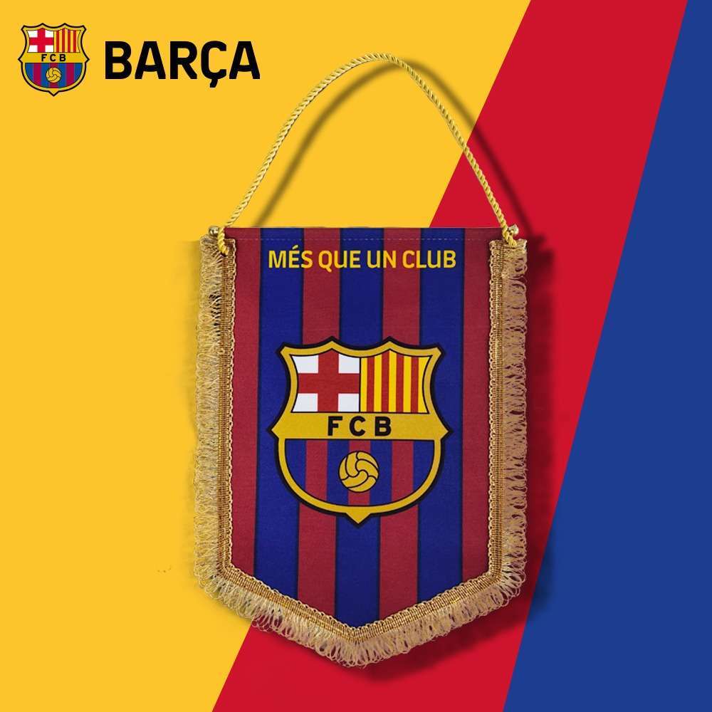 Barça Fc Barcelona Pendant Team Flag