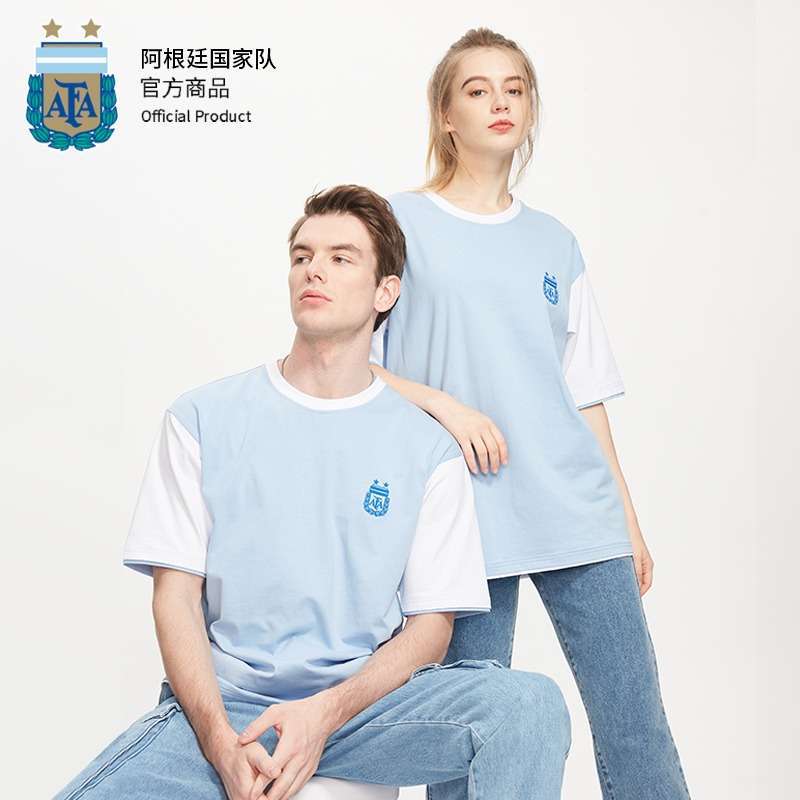 Argentina AFA Official Unisex Short-sleeved Trendy T-shirt