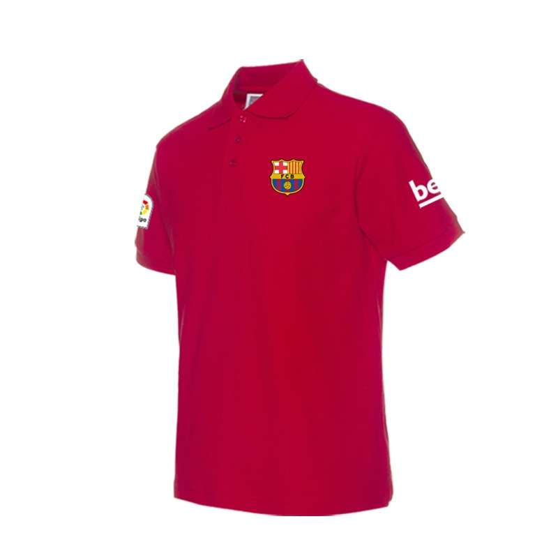 Barcelona Team Uniform Short sleeve POLO Shirts