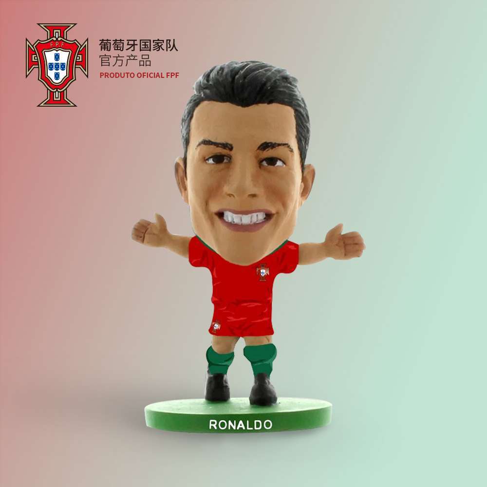 Portugal National Team Official Football Cristiano Ronaldo Doll Figure