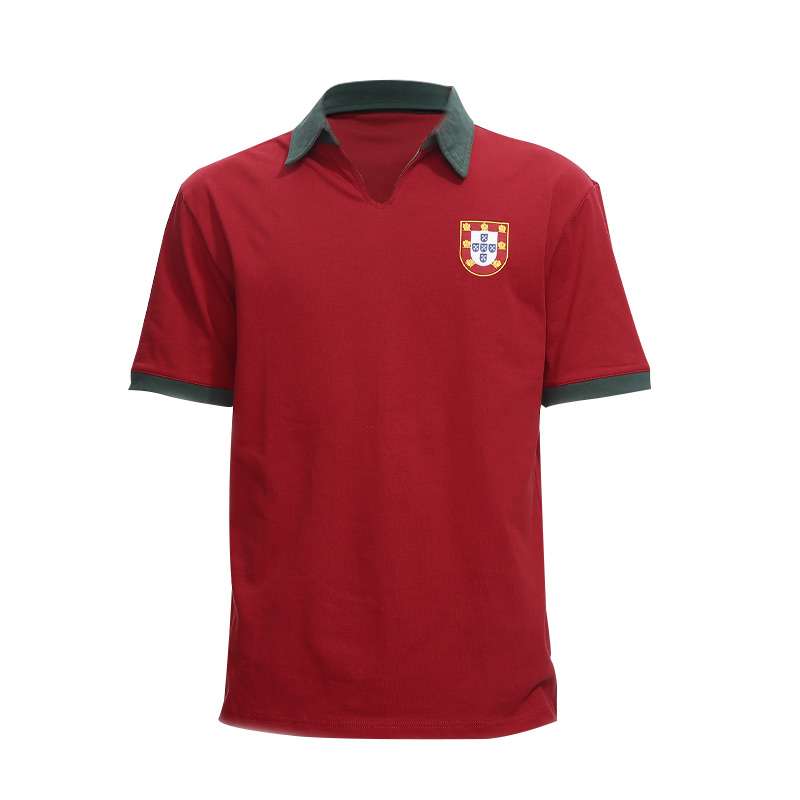 Portugal National Team Official Classic Jersey Polo Short Sleeve T-shirt