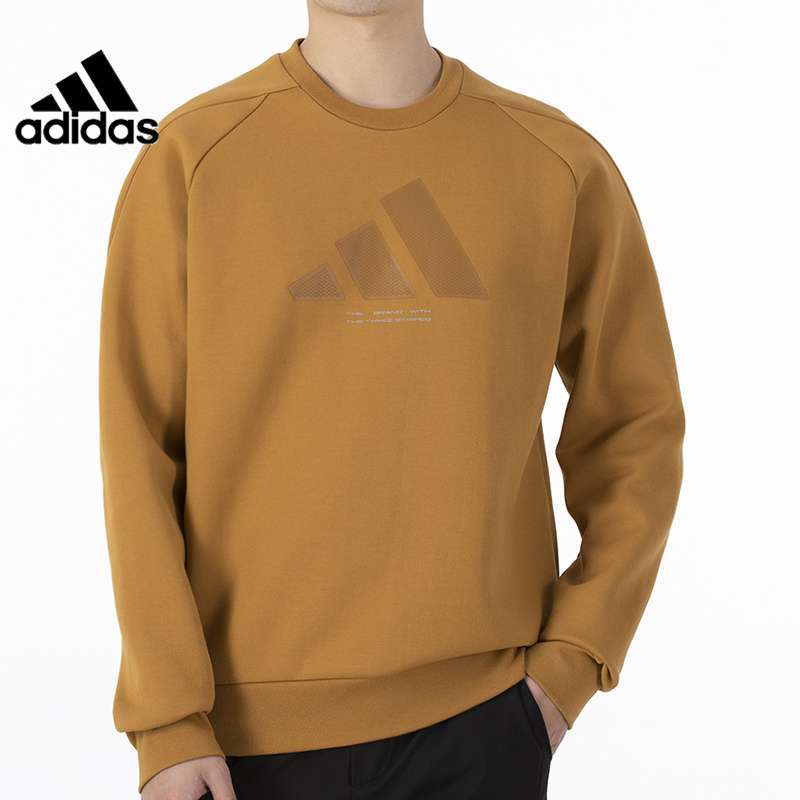 Adidas Official Men's Sports Casual Round Neck Pullover