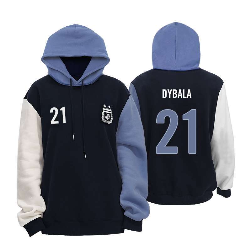 Argentina National Team Official Blue And White Messi 10 Hoodie
