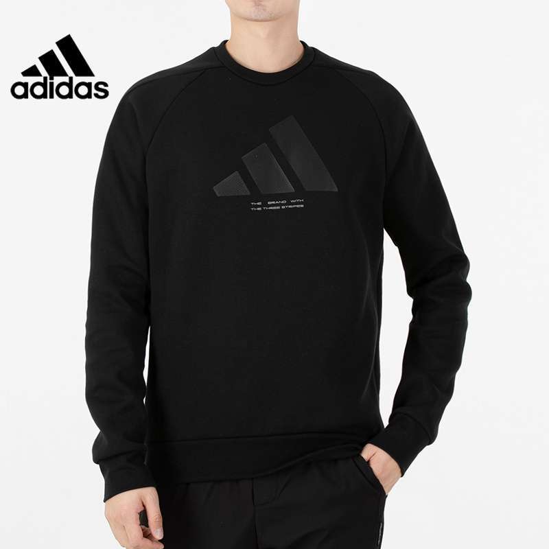 Adidas Official Men's Sports Casual Round Neck Pullover