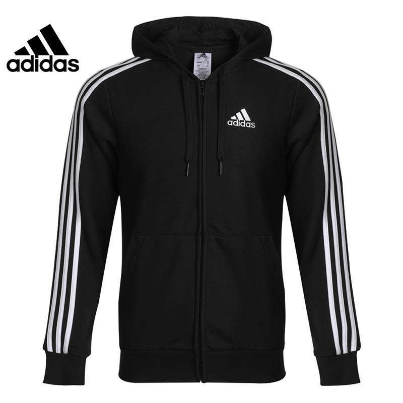 Adidas Official Men's Black Casual Sports Hooded Jacket