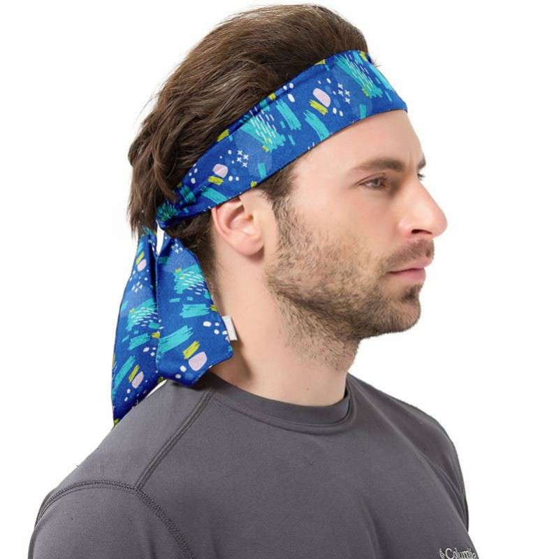 Colorful Printed Sports Headband For Men Fashion Breathable Tennis Fitness Head Band Outdoor Cycling Sports Women 1