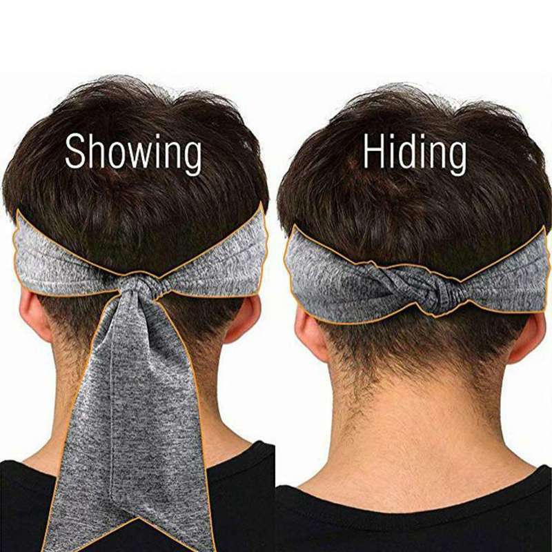 Houndstooth Tennis Headband Unisex Outdoor Sports Fishing Running Head Bands Yoga Workout Fitness Compression Sweatbands 1