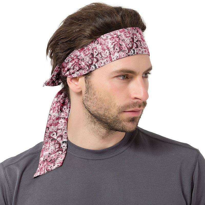 Men Sports Tennis Headband Outdoor Cycling Running Absorbent Sweat Band Unisex Yoga Fitness Compression Anti Slip 1
