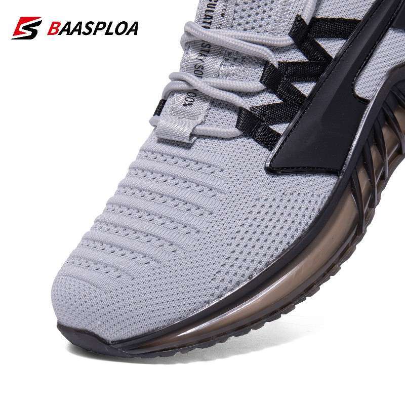 Baasploa Men Sneakers Non slip Casual Breathable Running Shoes Tenis Luxury Shoes Fashion Loafers Male Gym 2