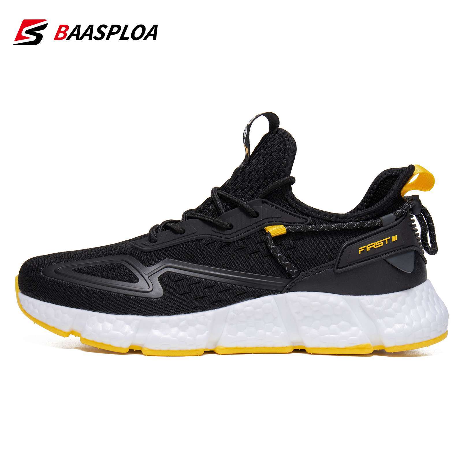 Baasploa New Men Fashion Sneakers Running Shoes for Men Non slip Comfortable Male Tennis Shoes Breathable 3