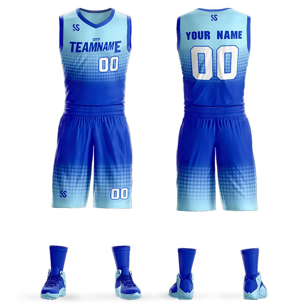 Custom Unique Basketball Jersey Set Creative Basketball Shirt Vest And Shorts Suit Game Training Basketball Uniform 4