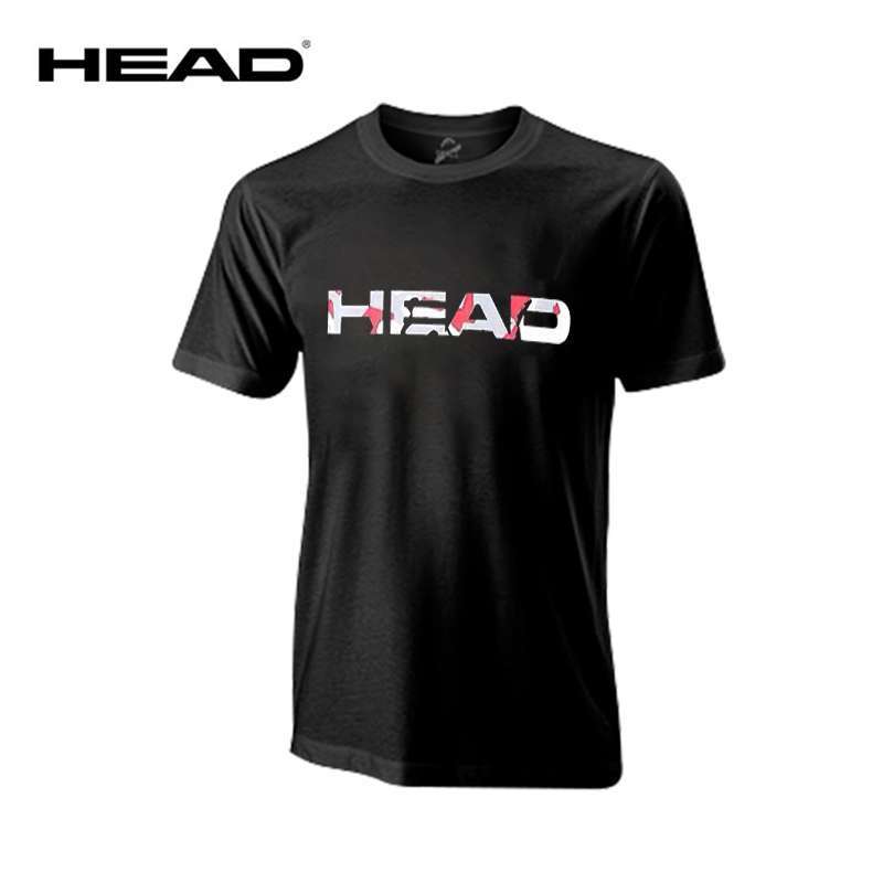 Fashion Original HEAD Tennis Apparel T Shirt Cotton Short sleeved Round Neck Sport T Shirt Tenis 5