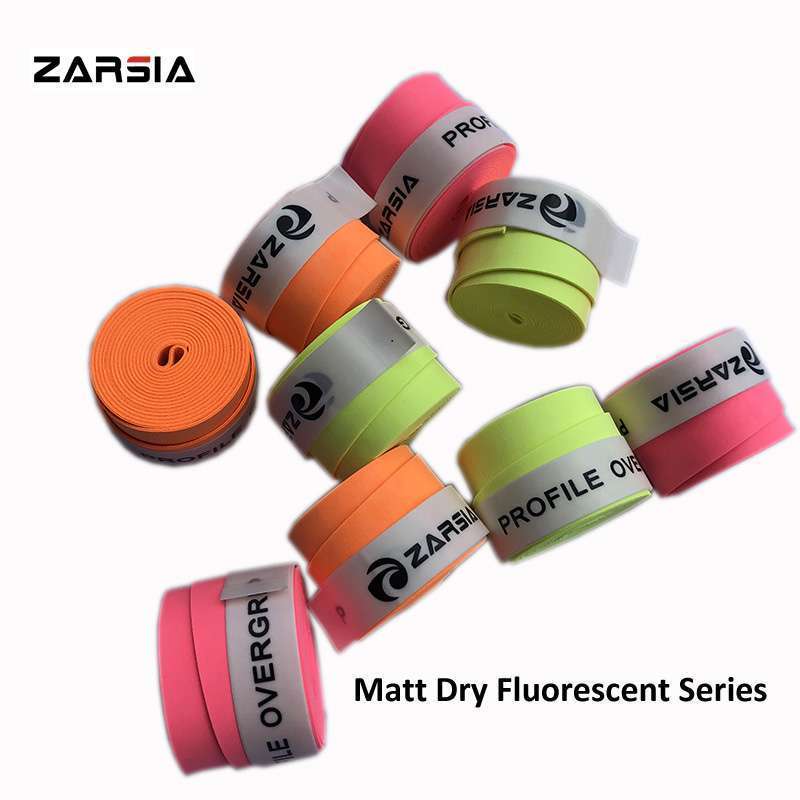 Matt Dry Fluorescent Green ZARSIA Tennis Racket Overgrip Men Women Sports Sweat absorbent Wrap Tape Fishing