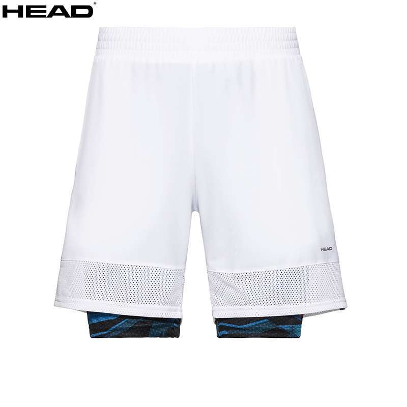 Men Quick Dry HEAD Tennis Sports Shorts Boy Professional Competition Tenis Shorts Anti sweat Breathable Gym