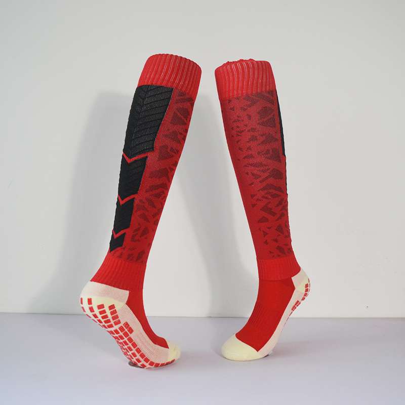 Men s Non Slip Soccer Socks Towel Bottom Breathable Knee High Long Football Hiking Socks Sports 1