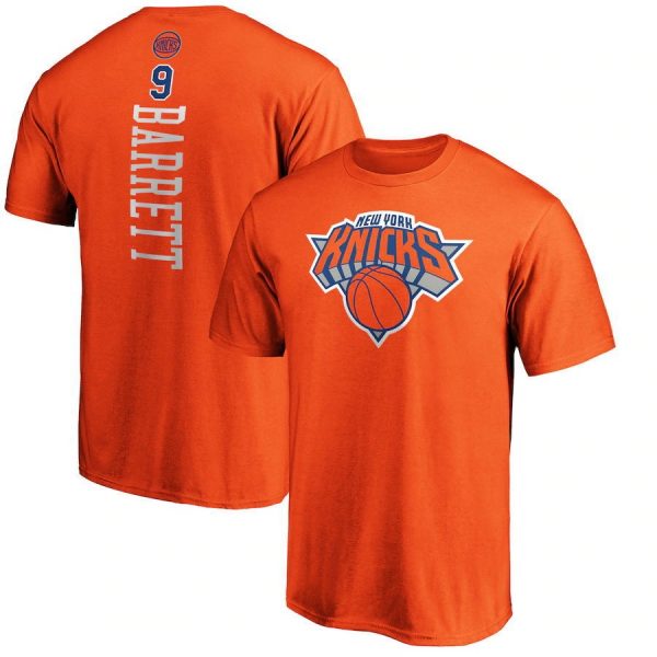 Barrett N9 New York Knicks NBA Basketball Orange T-Shirt