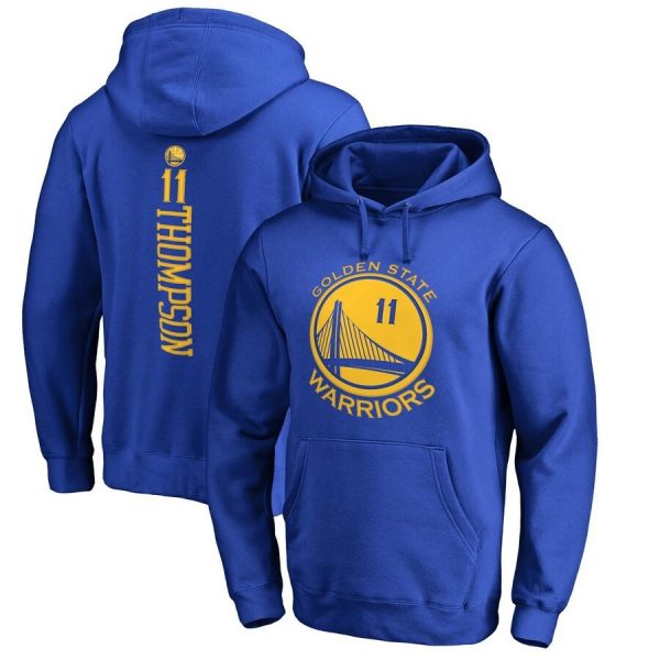 Thompson N11 Golden State Warriors NBA Basketball Blue Sweatshirt Hoodie