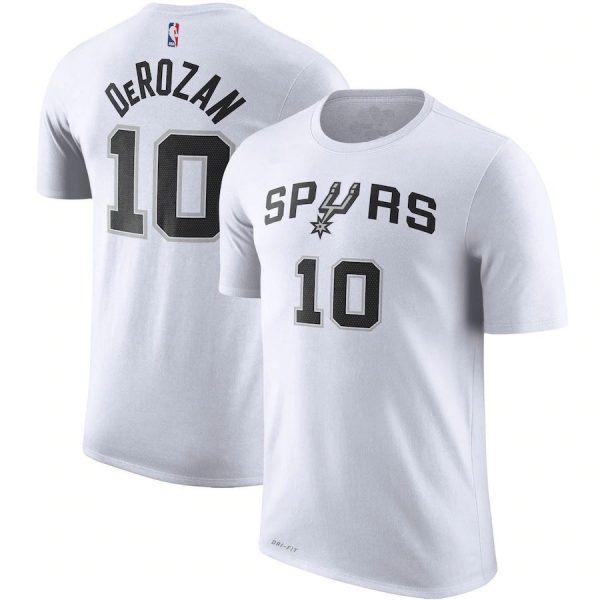 DeMar DeRozan N10 San Antonio Spurs NBA Team Basketball White Dri-fit T-Shirt